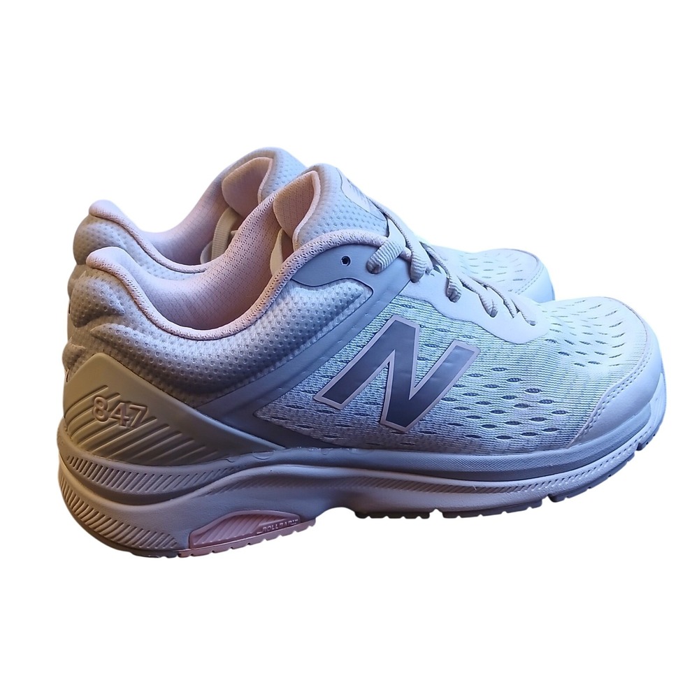 New Balance 847v4 Women 9.5 Wide Grey Pink Walking Shoes WW847LW4 ROLLBAR TRUFUS